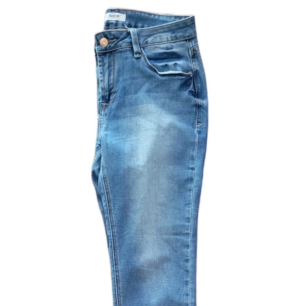 Size 6 / 28 Kensie Jeans Mid Rise Ankle Biter Blue Jean
